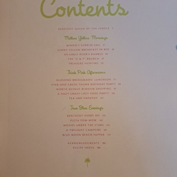 Lilly Pulitzer 1st Edition Entertaining Book 184 pages - Picture 4 of 6